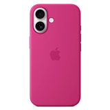 Тысқап Apple iPhone 16 Silicone Case with MagSafe Fuchsia үшін - фото 4