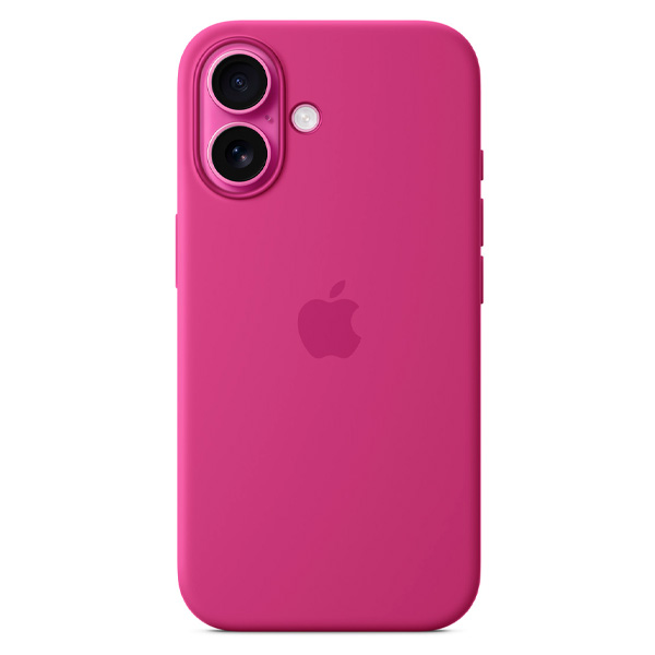 Чехол Apple для iPhone 16 Silicone Case with MagSafe Fuchsia - фото 3