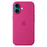 Тысқап Apple iPhone 16 Silicone Case with MagSafe Fuchsia үшін - фото 2