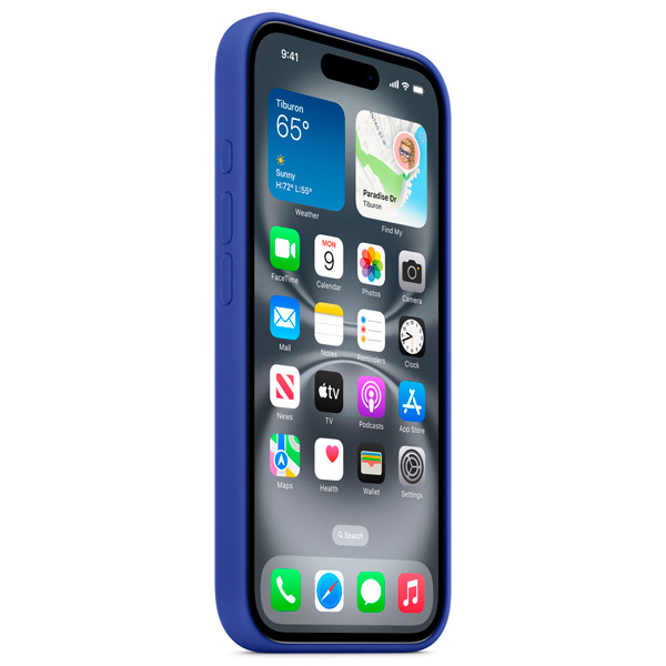Чехол Apple для iPhone 16 Silicone Case with MagSafe Ultramarine - фото 6