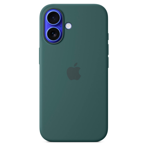 Тысқап Apple iPhone 16 Silicone Case with MagSafe Lake Green үшін