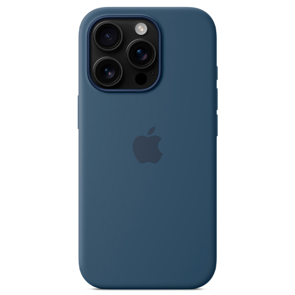 Чехол Apple для iPhone 16 Pro Silicone Case with MagSafe Denim - фото 4