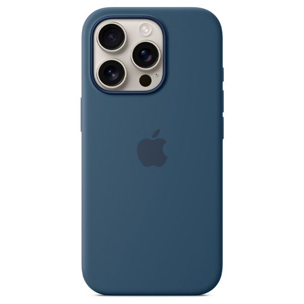 Чехол Apple для iPhone 16 Pro Silicone Case with MagSafe Denim - фото 2