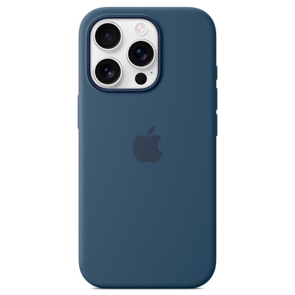 Чехол Apple для iPhone 16 Pro Silicone Case with MagSafe Denim - фото 3