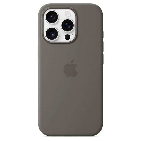 Чехол Apple для iPhone 16 Pro Silicone Case with MagSafe Stone Gray - фото 3