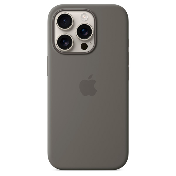 Чехол Apple для iPhone 16 Pro Silicone Case with MagSafe Stone Gray - фото 2
