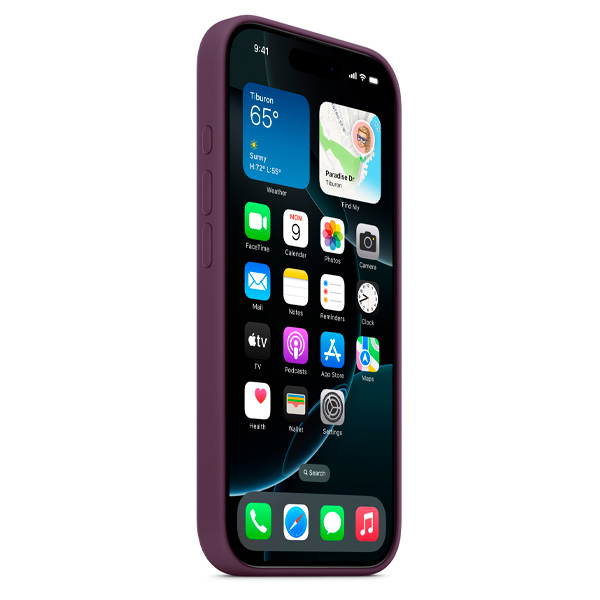 Чехол Apple для iPhone 16 Pro Silicone Case with MagSafe Plum - фото 5
