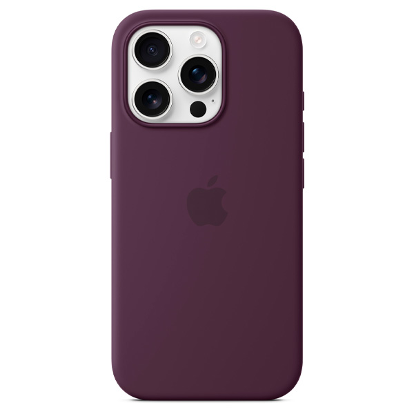 Тысқап Apple iPhone 16 Pro Silicone Case with MagSafe Plum үшін - фото 3
