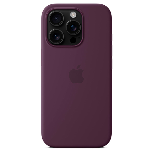 Тысқап Apple iPhone 16 Pro Silicone Case with MagSafe Plum үшін - фото 4