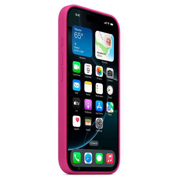 Чехол Apple для iPhone 16 Pro Silicone Case with MagSafe Fuchsia - фото 5
