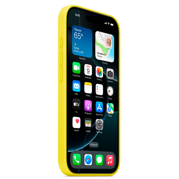 Чехол Apple для iPhone 16 Pro Silicone Case with MagSafe Star Fruit - фото 5