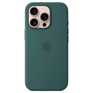 Тысқап Apple iPhone 16 Pro Silicone Case with MagSafe Lake Green үшін