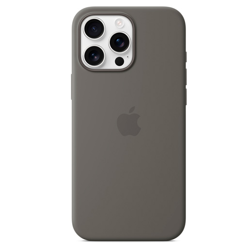 Чехол Apple для iPhone16 Pro Max Silicone Case with MagSafe - Stone Gray - фото 3