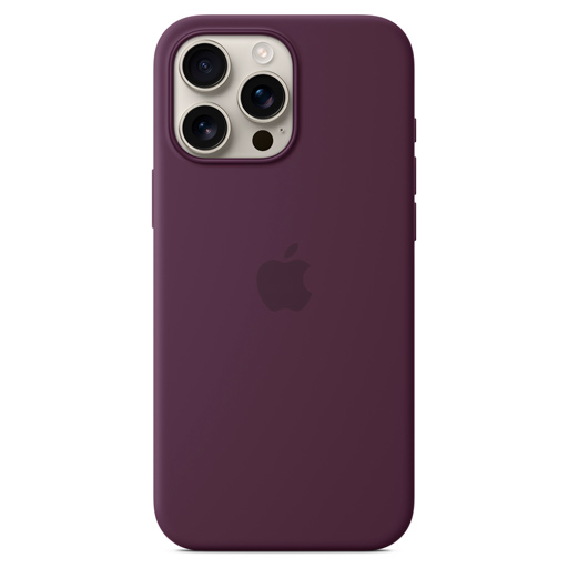 Чехол Apple для iPhone16 Pro Max Silicone Case with MagSafe - Plum - фото 2