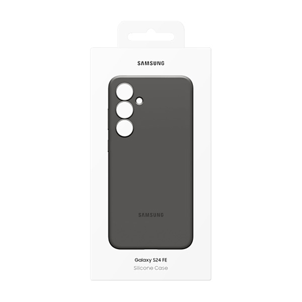 Чехол Samsung для смартфона S24 FE Silicone Case EF-PS721CBEGRU - фото 5