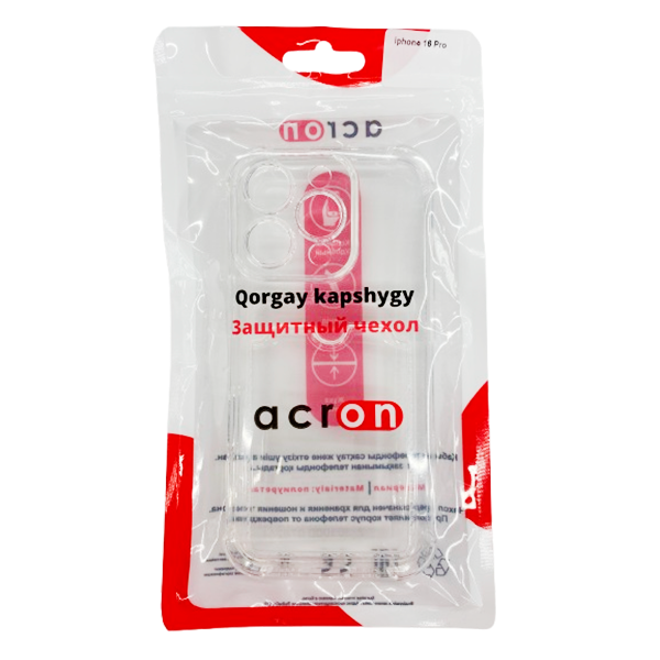 Чехол с визитницей Acron для IPhone 16 Pro Transparent Чехол с визитницей Acron для IPhone 16 Pro Transparent