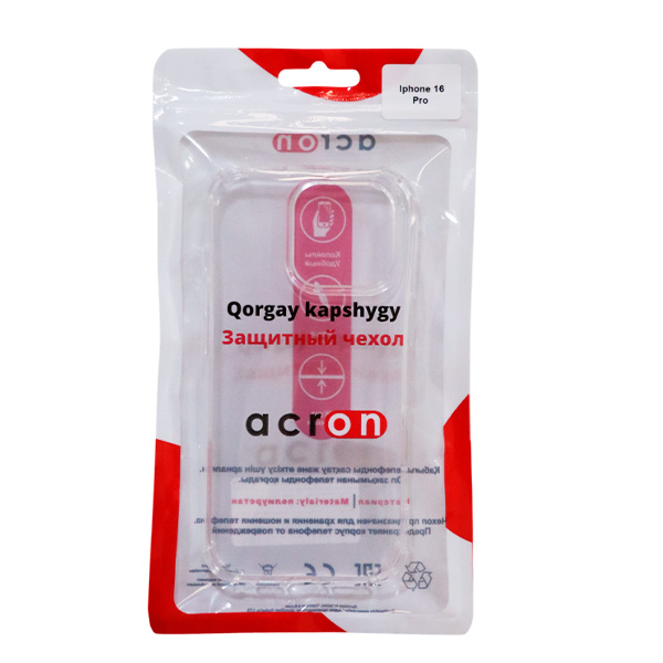 Чехол Acron для Iphone 16 Pro Transparent Чехол Acron для Iphone 16 Pro Transparent