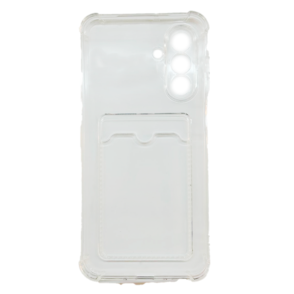 Прозрачный силиконовый чехол с визитницей Acron Samsung Galaxy A26