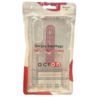Прозрачный силиконовый чехол с визитницей Acron Samsung Galaxy A36 - фото 2