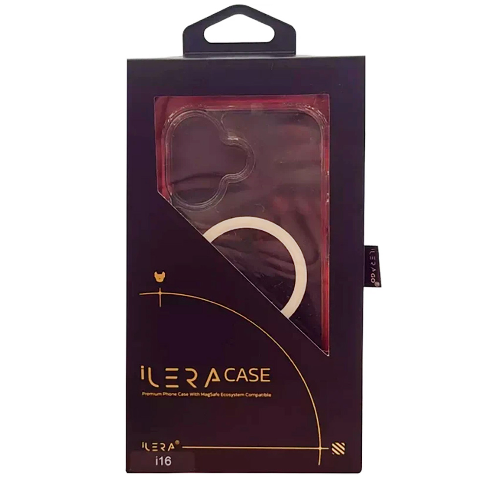 Чехол iLera для iPhone 16 ILGCLCA16 Прозрачный
