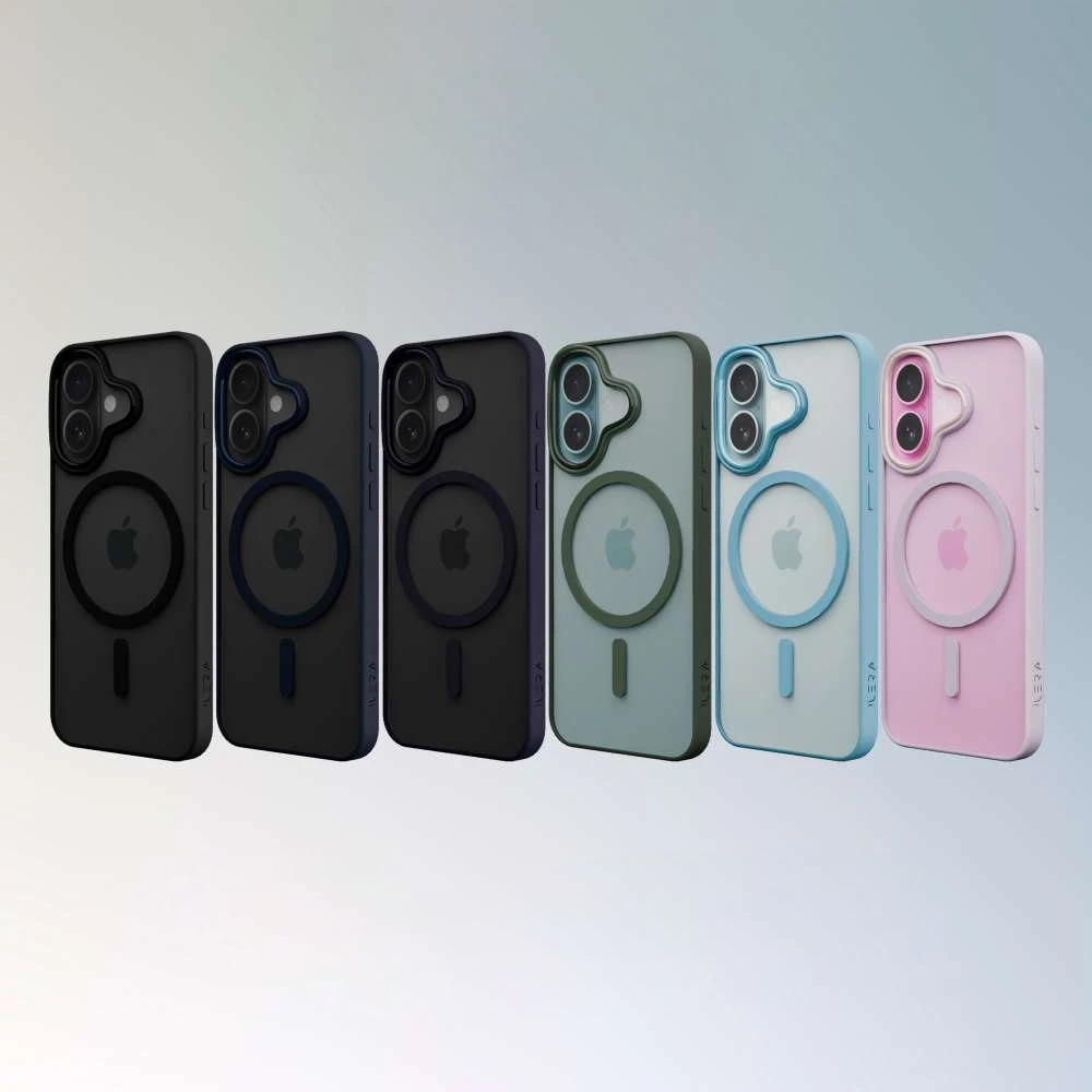 Чехол для iPhone 16 iLera ILGCACLCABK16 Black/Transparent - фото 3
