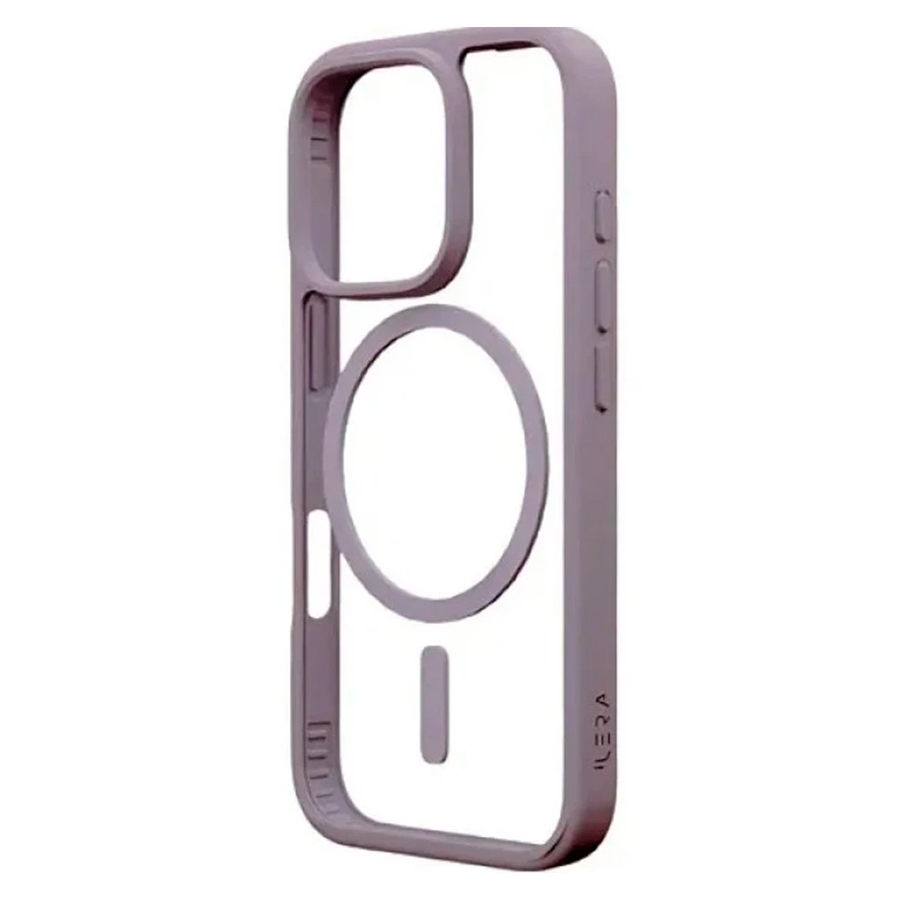 Чехол iLera для iPhone 16 Pro Pink/Transparent (ILGCACLCAPI16PR) - фото 2