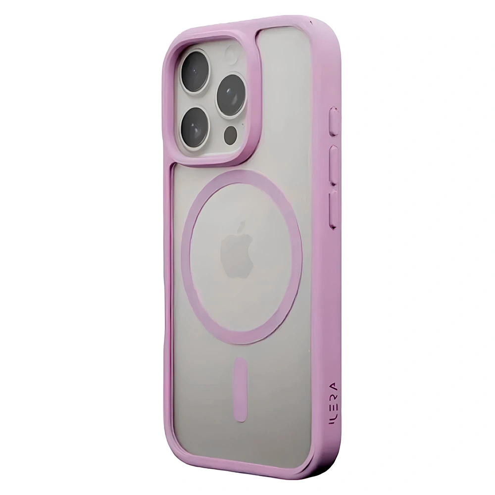 iLera қап iPhone 16 Pro Max Pink/Transparent (ILGCACLCAPI16PRMX)