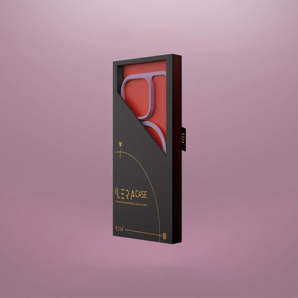 Чехол iLera для iPhone 16 Pro Max Pink/Transparent (ILGCACLCAPI16PRMX) - фото 4
