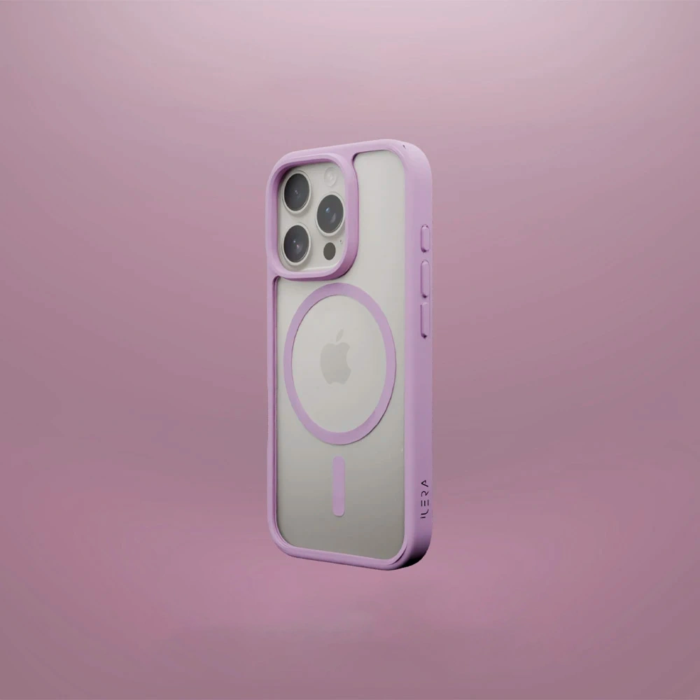 iLera қап iPhone 16 Pro Max Pink/Transparent (ILGCACLCAPI16PRMX) - фото 5