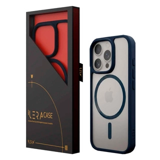 Чехол для iPhone 16 Pro iLera ILGCACLCABL16PR Transparent/Blue - фото 3