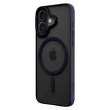 Чехол iLera для iPhone 16 Transparent/Violet (ILGCACLCALI16)