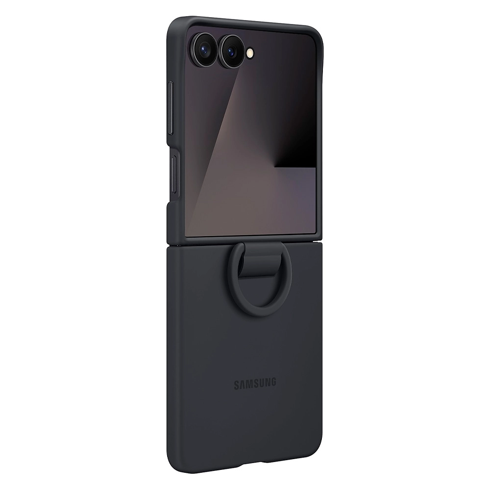 Чехол для смартфона Samsung Galaxy Flip7 Ring Case (Silicone) (EF-PF766TBEGRU) - фото 5