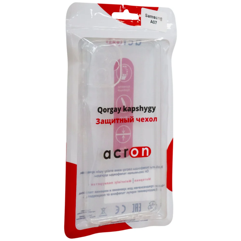 Acron тысқабы Samsung Galaxy A07 Transparent үшін - фото 2