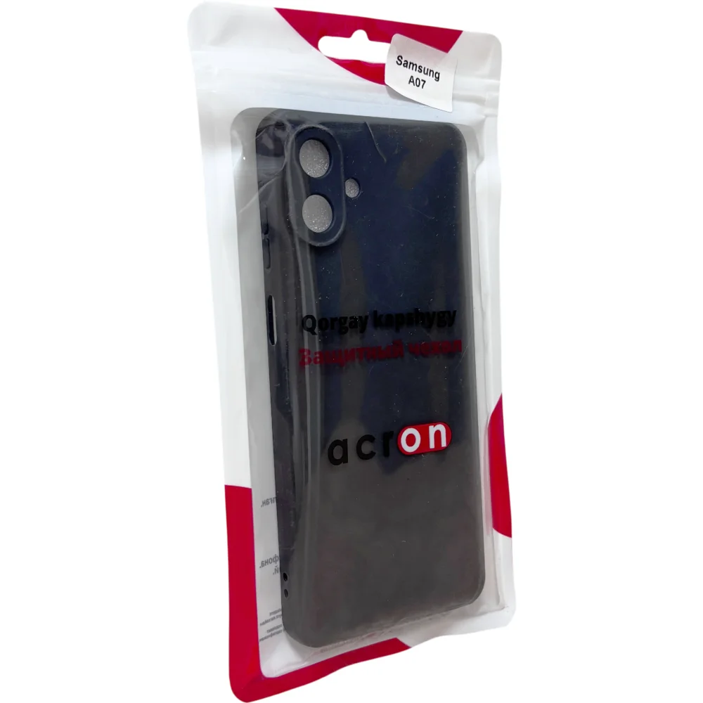 Acron тысқабы Samsung Galaxy A07 Black үшін - фото 3