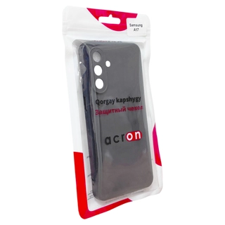 Чёрный силиконовый чехол Acron для Samsung Galaxy A17 - фото 2