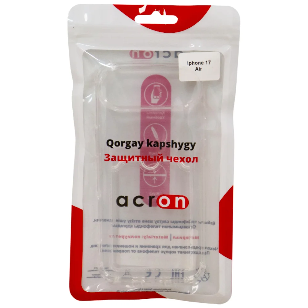 Чехол с визитницей Acron для Iphone Air Transparent