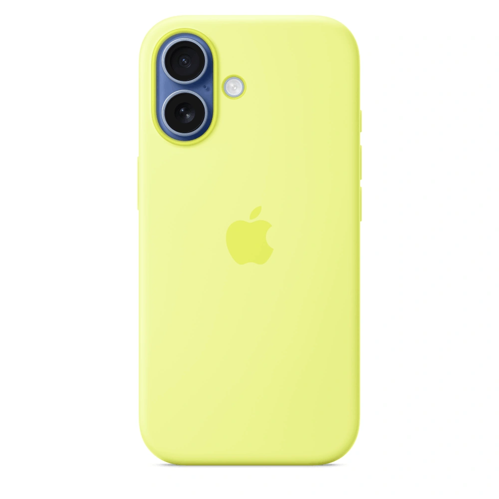 Чехол Apple для iPhone 17 Silicone Case with MagSafe - Neon Yellow MGEV4ZM/A - фото 2