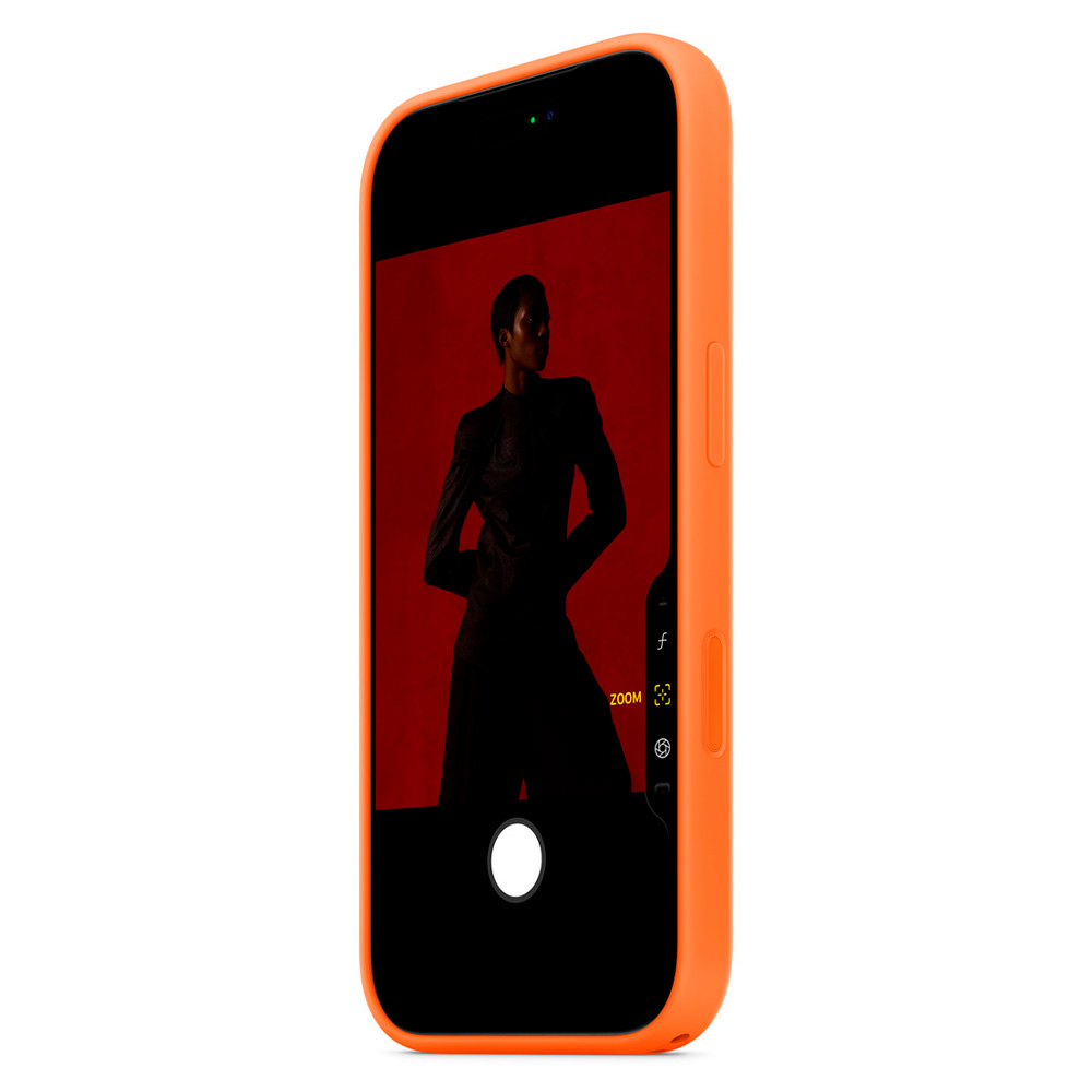 Чехол Apple для iPhone 17 Pro Silicone Case with MagSafe Orange (MGFE4ZM/A) - фото 4
