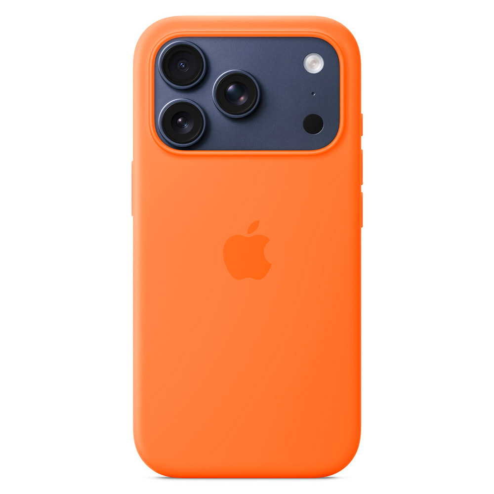 Чехол Apple для iPhone 17 Pro Silicone Case with MagSafe Orange (MGFE4ZM/A) - фото 3