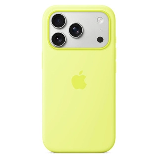 Apple тысқабы iPhone 17 Pro Silicone Case with MagSafe Neon Yellow (MGFF4ZM/A) үшін