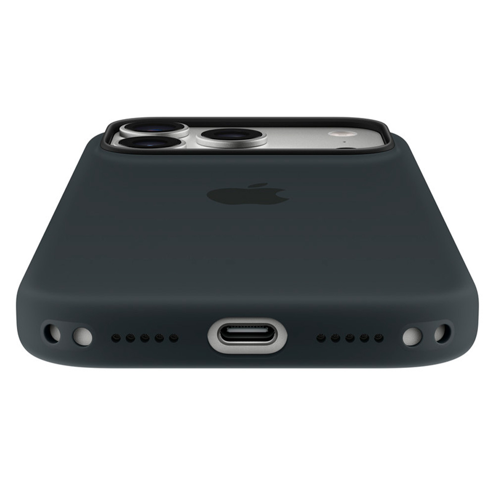 Чехол Apple для iPhone 17 Pro Silicone Case with MagSafe Black (MGFK4ZM/A) - фото 5