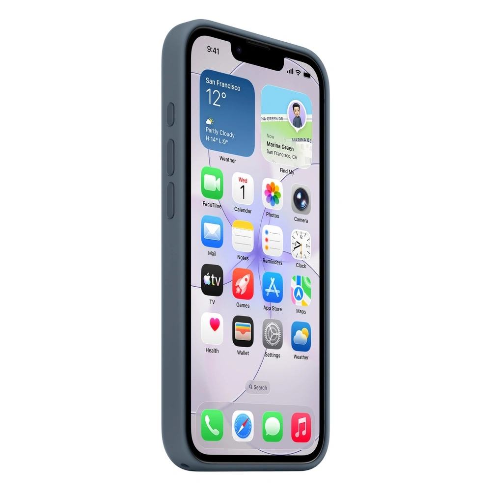 Чехол для смартфона Apple iPhone 17e Silicone Case with MagSafe - Anchor Blue,Model A3646 (MHWE4ZM/A) - фото 3