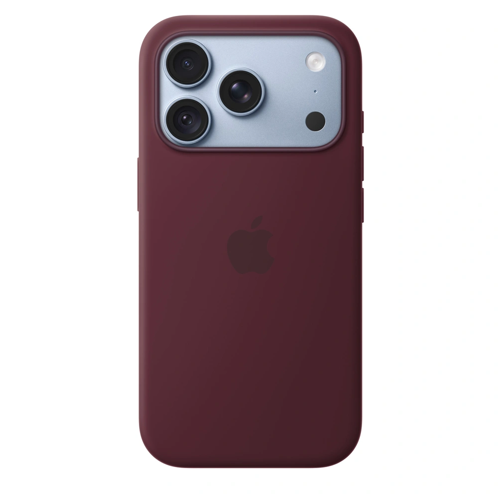 Apple қаптары iPhone 18Pro Silicone Case with MagSafe - Burgundy - фото 2