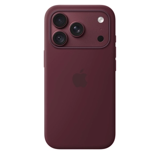 Apple қаптары iPhone 18Pro Silicone Case with MagSafe - Burgundy