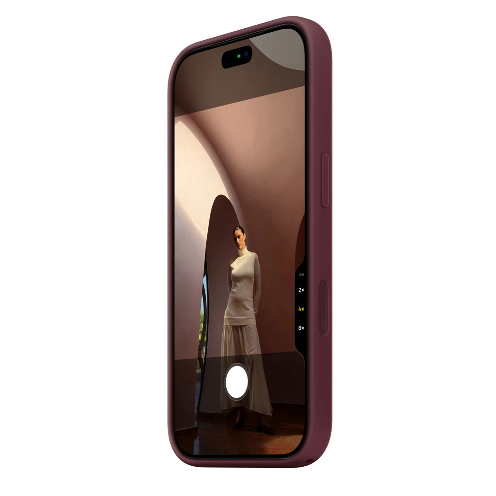 Apple қаптары iPhone 18Pro Silicone Case with MagSafe - Burgundy - фото 3