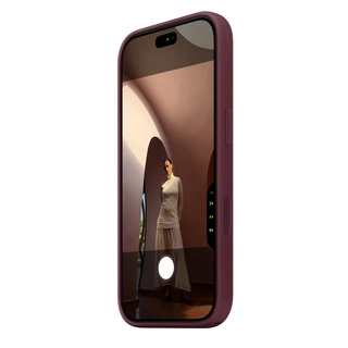 Apple қаптары iPhone 18Pro Silicone Case with MagSafe - Burgundy - фото 3