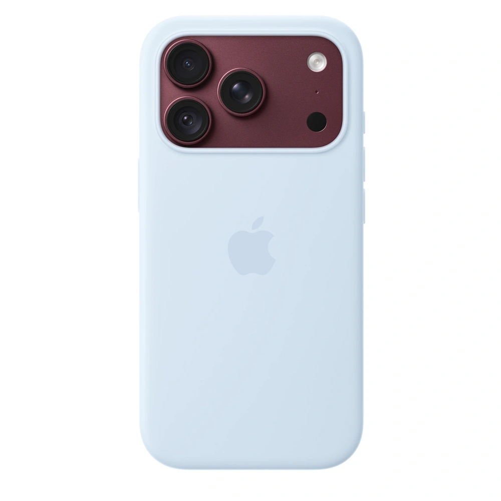 Apple қаптары iPhone18Pro Silicone Case with MagSafe - Crisp Blue - фото 2