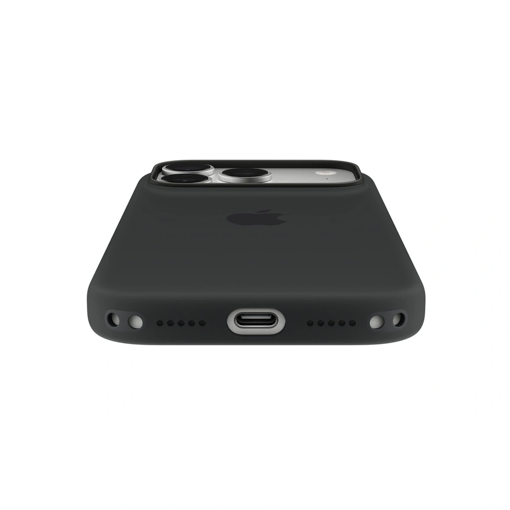 Apple қаптары iPhone18Pro Silicone Case with MagSafe - Black - фото 4