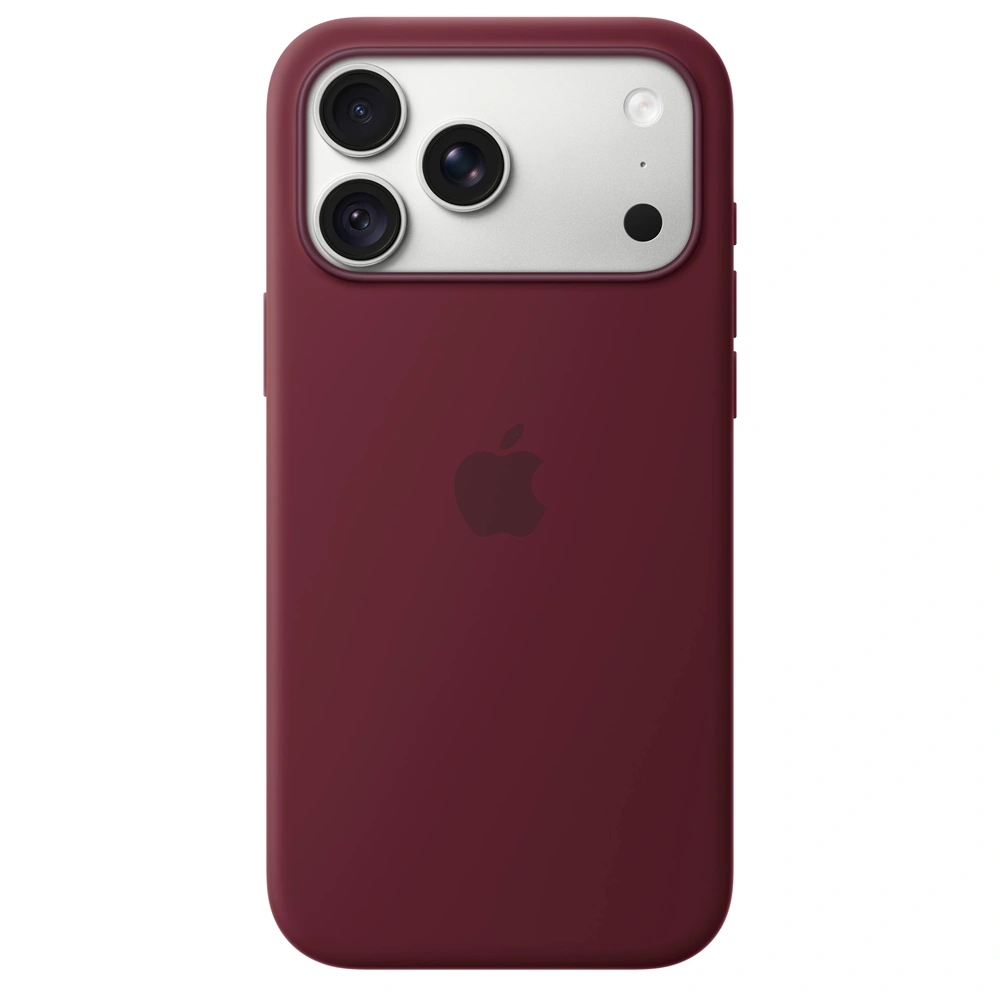 Чехол Apple iPhone 18 Pro Max Silicone Case with MagSafe Burgundy - фото 3