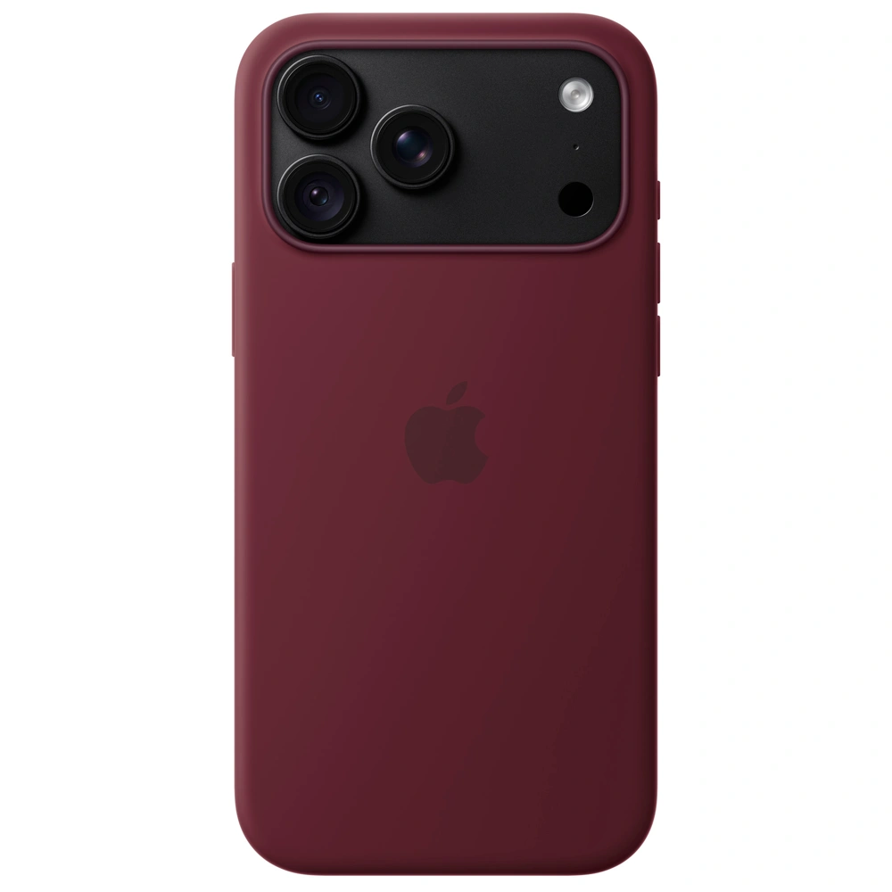 Чехол Apple iPhone 18 Pro Max Silicone Case with MagSafe Burgundy - фото 4